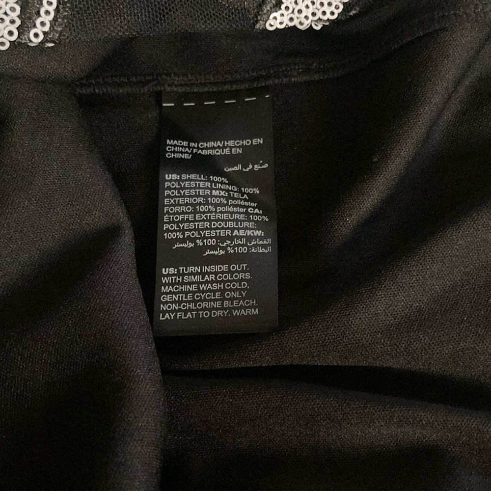 White House Black Market White Sequin Black Dress - Picture 13 of 16